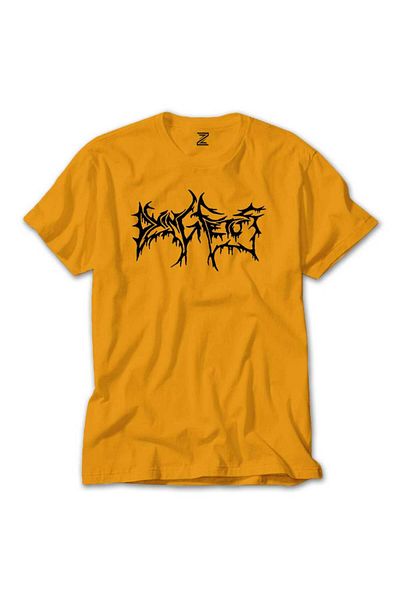 Z zepplin Κίτρινο T-shirt Dying Fetus Text