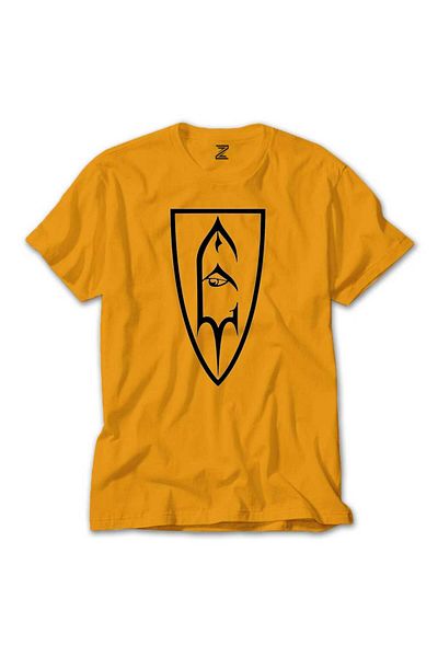 Z zepplin Emperor Shield Woven Yellow T-shirt