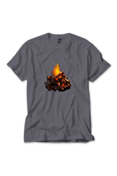 Z zepplin Μπλουζάκι Camp Fire Grey