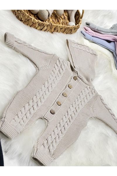Home LITTELAND DOUBLE HAIR KNITTED HOODED KNITWEAR BABY BALLS