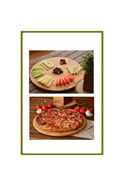 devigo 36 Cm Mega Size Bamboo Rotating Presentation Holder