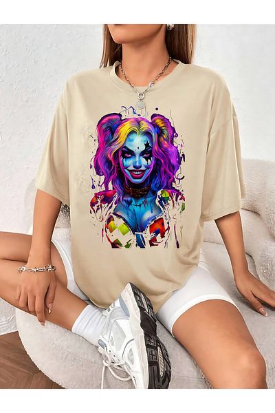 Pisa Art μπλουζάκι με αυτοκόλλητο harley queen