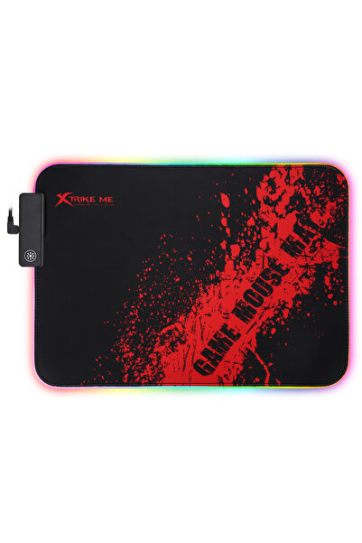 Canpay RGB Led 7 Farklı Işıklı Oyuncu Mouse Pad Mikrofiber Malzeme ve Su Geçi...