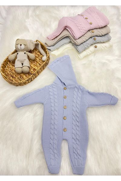Home LITTELAND DOUBLE HAIR KNITTED HOODED KNITWEAR BABY BALLS