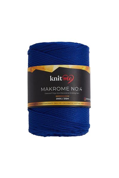 knitme Πολυεστέρας Μακραμέ 4 mm 200 Gr Πλεκτό Χειροποίητο Σχοινί 7340