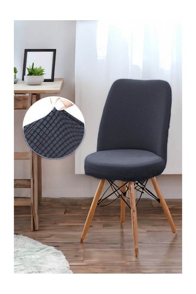 riselerhome Πλενόμενο ελαστικό κάλυμμα καρέκλας Lycra Oval - Στρογγυλό κάλυμμα καρέκλας