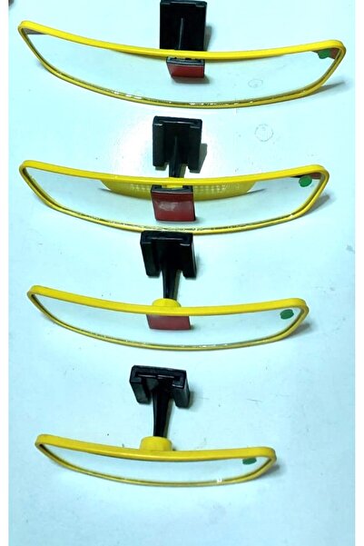 Compax Pırlanta İç Dikiz Ayna Seti Eğik Kollu 4lü Büyük Ayna Universal  Sarı ...