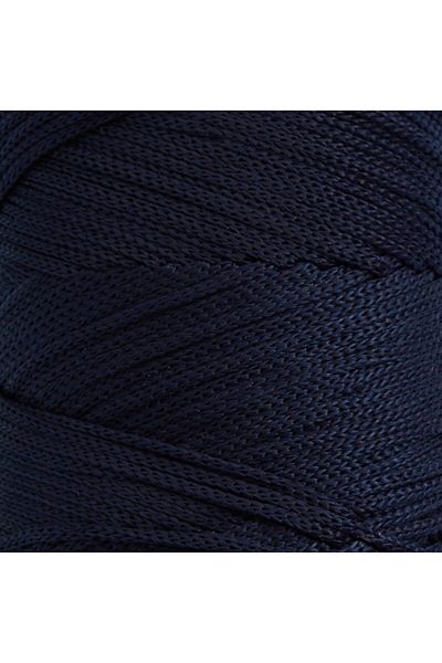 knitme Πολυεστέρας Μακραμέ 4 mm 200 Gr Πλεκτό Χέρι Σχοινί 7280 Navy Blue