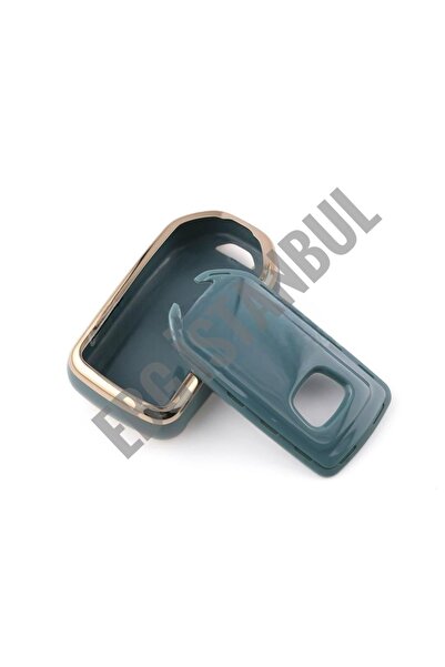 EBG İSTANBUL Carcasa pentru telecomandă NANO de înaltă calitate pentru Honda HR-V 3 butoane Culoare gri