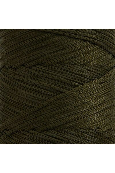 knitme Πολυεστέρας Μακραμέ 4 mm 200 Gr Πλεκτό Σχοινί 5380 Χακί