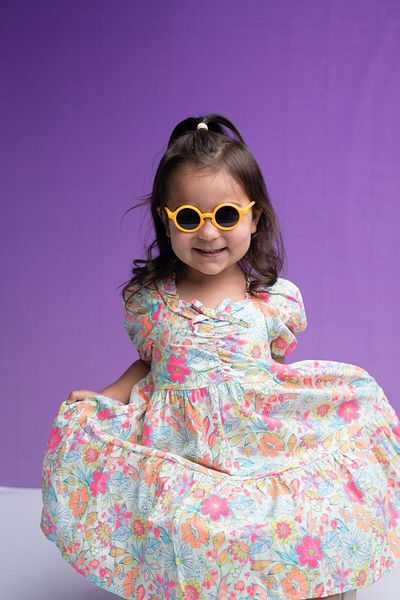SOLEDA نظارات شمسية للأطفال من 0 إلى 12 شهرًا بلون البطيخ