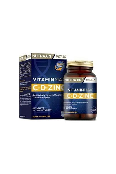 Nutraxin VitaminMaxC-d-zinc - 60 Tablets