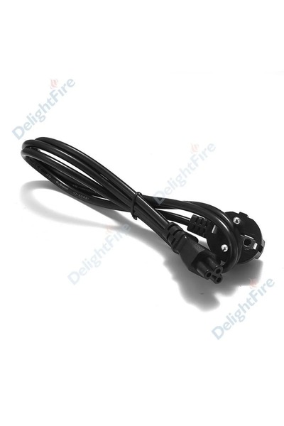 berdeser 250v Ac Dizüstü Bigisayar Laptop Şarj Adaptörü 3lü Yonca Power Güç Kablosu C5 1.2 Metre