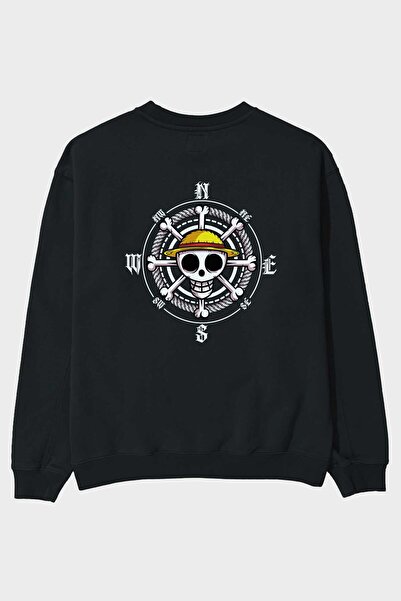 Ankhises One Destiny 2 Back Štampano Crna Oversize kroj Dukserica Muškarci Že...