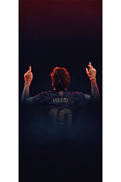 512 STORE Lionel Messi Tasarım Duvar Poster 30x42 Çerçevesiz