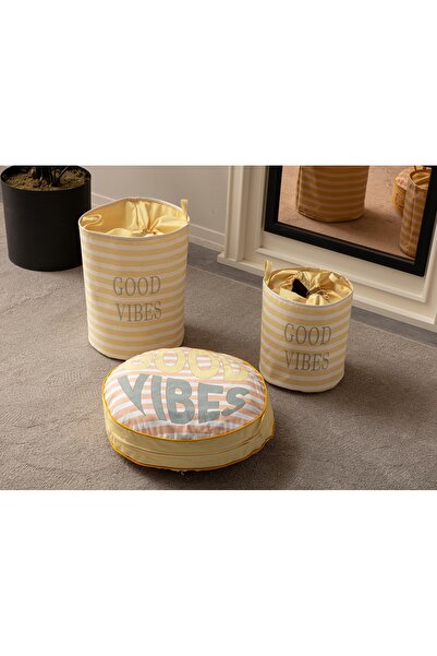 SWITA Home Design Dekoratif Çok Amaçlı Organizer Oyuncak Çamaşır Sepeti ve Ye...