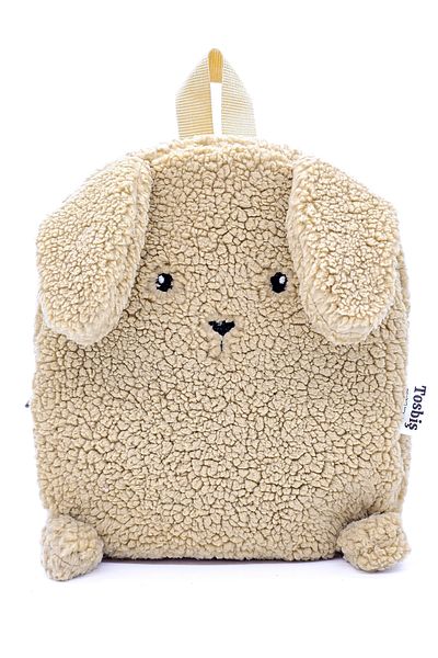 Tosbiş Rabbit Beige 0 - 8 Years Old Kindergarten Nursery Kids School / Backpack Wellsoft Plush