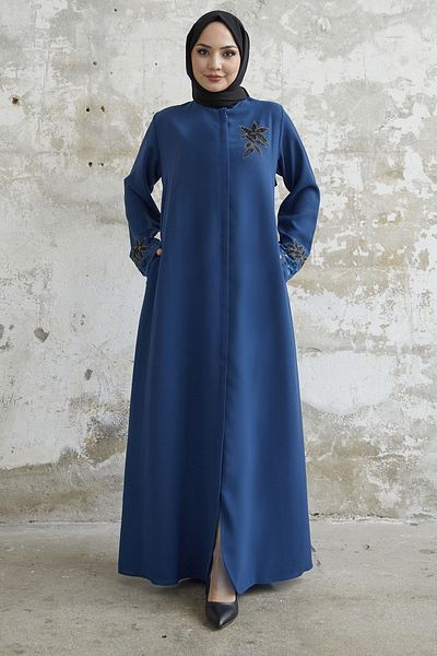 InStyle Ferace με πέτρες λουλουδιών στη λαβή - Indigo