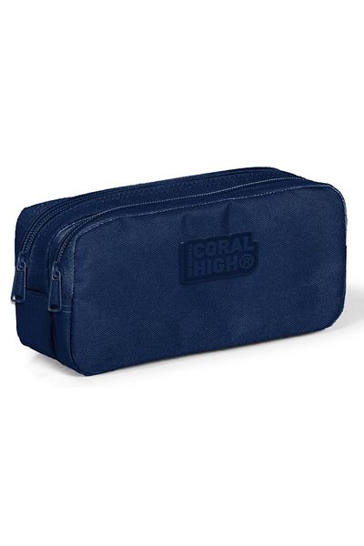 Coral High Τσάντα στυλό δύο θέσεων Navy Blue - Αγόρι