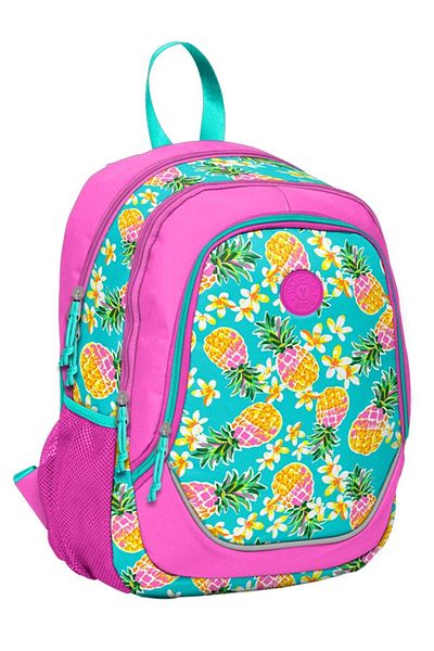 Yaygan Kids Pineapple Patterned Pink/green Primary School Backpack (13971-GIRL)