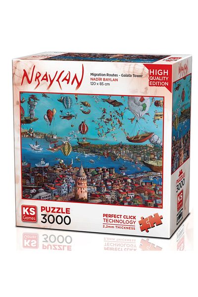 Ks Games 3000 Piece Galata Tower Puzzle