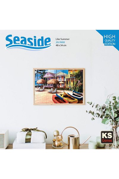 Ks Games Summer Like 500 Piece Puzzle -'Welcome to Beach' (Like Summer) Puzzle
