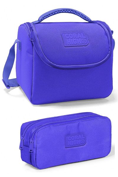 Coral High Set cutie de prânz izolată pentru fete și băieți lavandă