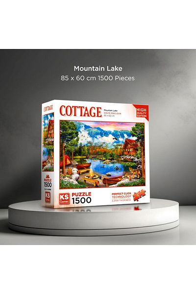 Ks Games 1500 Piece Mountain Lake Puzzle