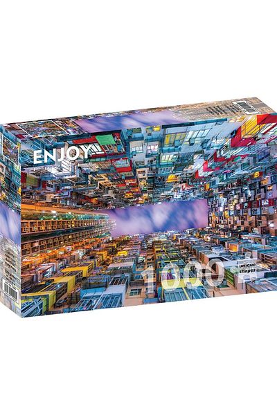 Enjoy Puzzle استمتع بغرفة ملونة مكونة من 1000 قطعة - لغز هونج كونج
