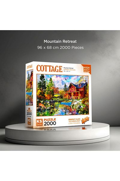 Ks Games 2000 Piece Mountain Inziva Place Puzzle