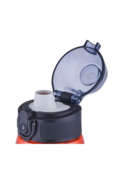 Uzspace 440 ml Wide Mouth Gray Tritan Flask (SPORT, SCHOOL AND DAILY)