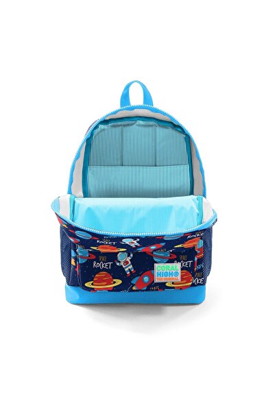 Coral High Космічний та астронавт, рюкзак для хлопчиків початкової школи та набір для харчування