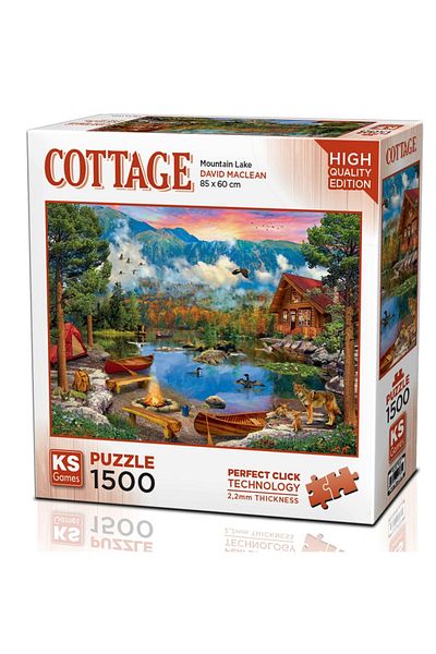 Ks Games 1500 Piece Mountain Lake Puzzle