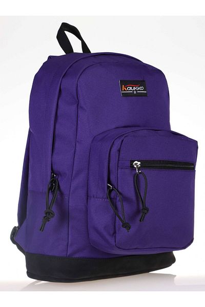 KAUKKO Rucsac sport violet cu trei compartimente pentru școală și zilnic