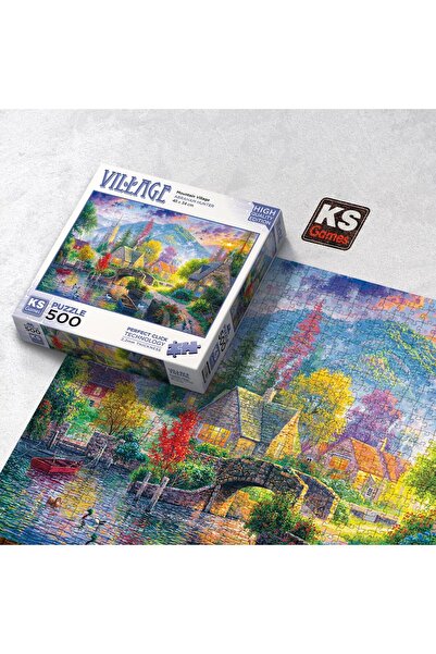 Ks Games 500 Parça Dağ Köyü Puzzle