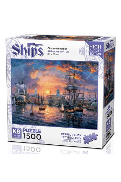 Ks Games 1500 Piece Charleston Port Puzzle
