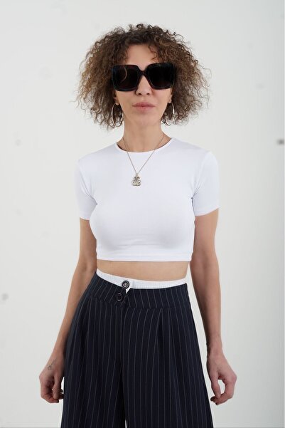 Zelish My Sister Croptop Poly White
