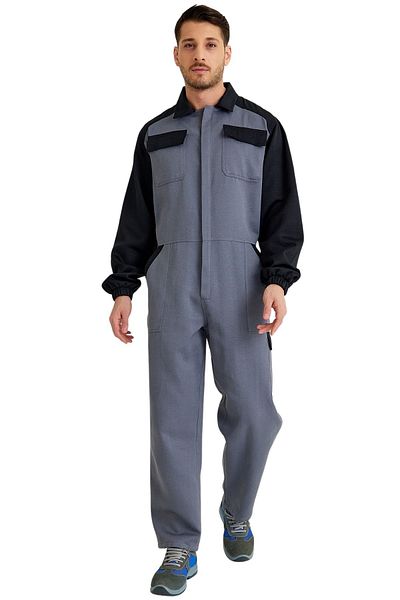 Şensel Salopetă de lucru Ecologi - Gri și Negru - 55e882 Îmbrăcăminte de lucru - Uniformă