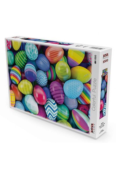 Nova Puzzle 1000 Pieces Colorful Eggs Puzzle