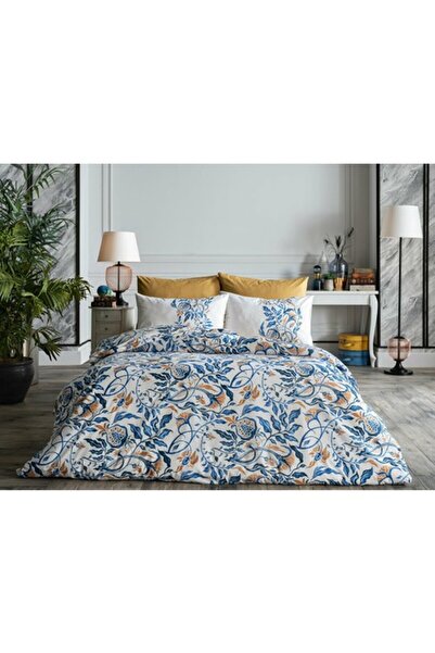 Doqu Home Festival Royal Çift Kişilik Nevresim Takımı - Mavi