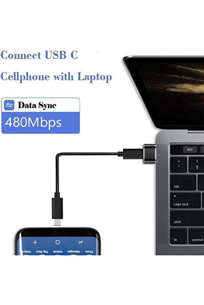 Deppo Trend Usb To Type-c Çevirici Dönüştürücü Şarj Data Aktarım Usb To Usb-c Çevirici Dönüştürücü Otg Adaptör