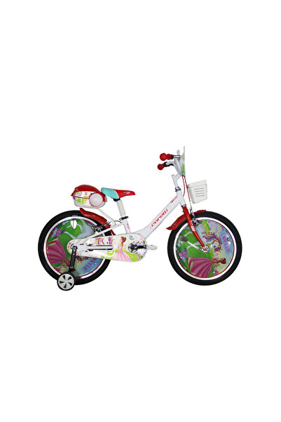 Corelli Lovely 20'' Jant Çocuk Bisikleti Beyaz - Kırmızı