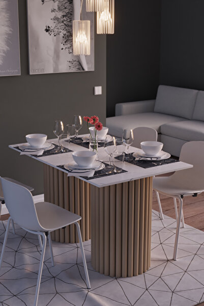 moka park avm BODRUM YEMEK MASASI  PORSELEN MERMER DEZGAH