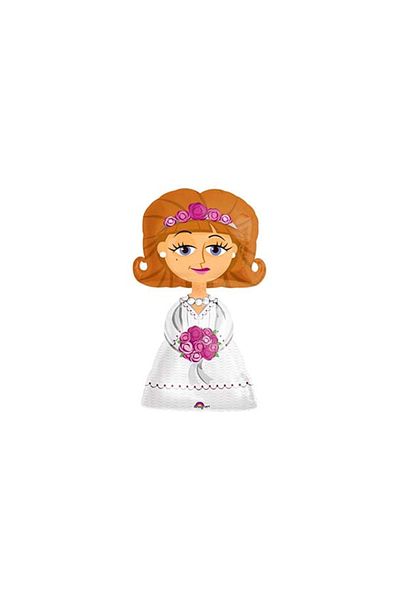 BalonEvi AIRWALKER BRIDE FOIL BALLOON