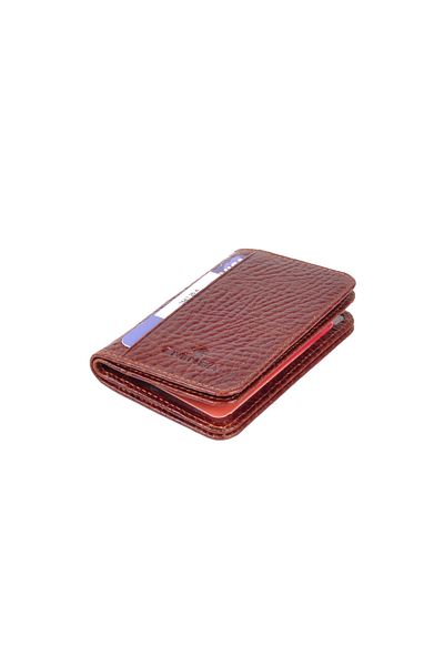 Eminsa Black Genuine Leather Card Holder