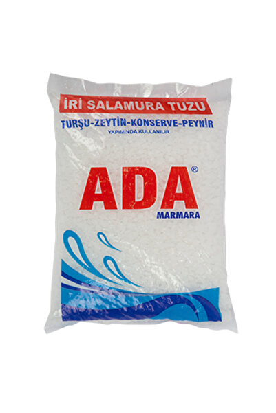 ADAMARMARA İri Salamura Tuzu, Turşu Zeytin Konserve Peynir için Tuz, 1500gr