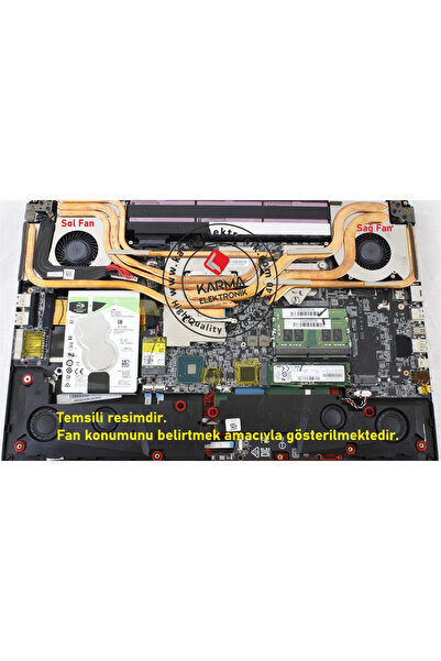 Genel Markalar MSI GL75 Leopard 10SDR-085XTR Notebook Gpu,Vga Ekran Kartı Fan...