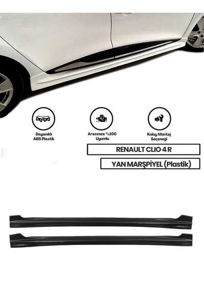 GÜNEŞLİ GARAJ RenaultClio 4 R Yan Marşpiyel (ÇİFT) (PLASTİK)