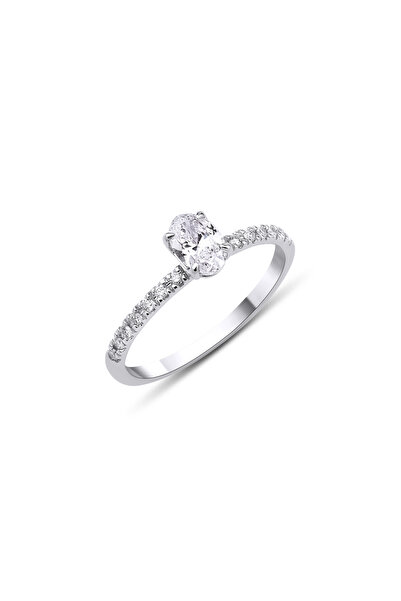 0.53 carat Oval Pırlanta Tektaş Yüzük