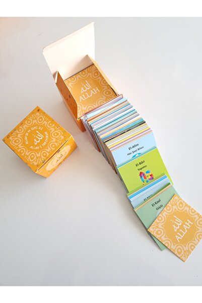 lamel shop Esmaül Hüsna Kart Seti - Allah'ın 99 isim kartları